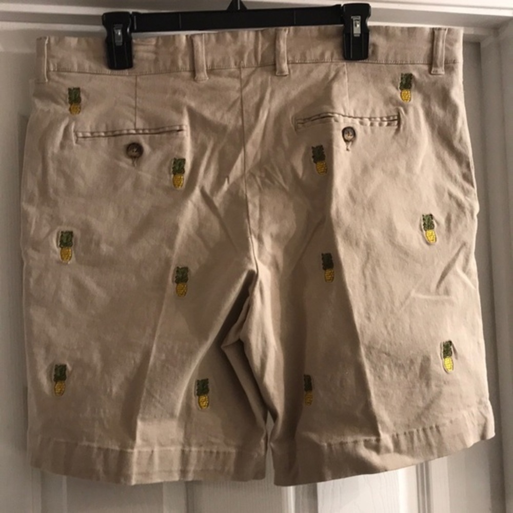 NWT, Washed Stoned & Beaten pineapple khaki short, 32